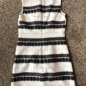 Black and white dress